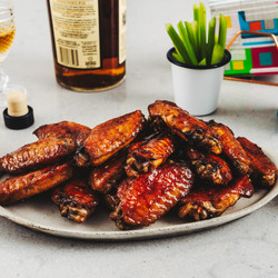 Bourbon Honey Char Siu Wings Recipe · I Am A Food Blog