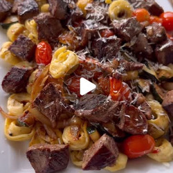 Parmesan Garlic Steak &amp; Tortellini