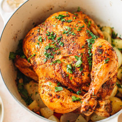Roast Chicken In A Dutch Oven