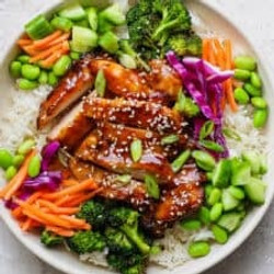 Grilled Teriyaki Chicken Rice Bowl