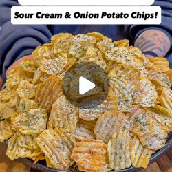 Healthy Low Calorie Sour Cream &amp; Onion Potato Chips