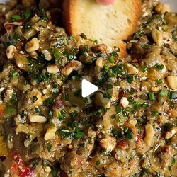 Eggplant, Sun-dried Tomato &amp; Feta Salad Dip