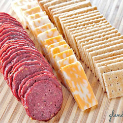 Meat, Cheese and Crackers