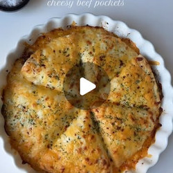 Cheesy Beef Pockets