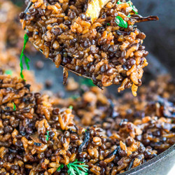 Mujadara: Lentils And Rice With Crispy Onions
