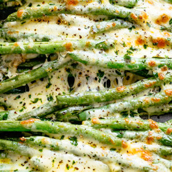 Cheesy Garlic Green Beans