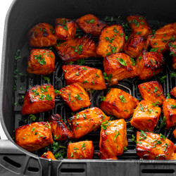 Air Fryer Salmon Bites