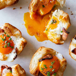 Cheesy, Flaky Breakfast Cups