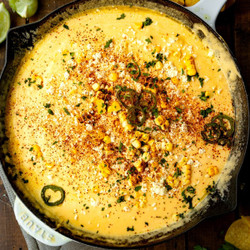 Elote Queso Dip