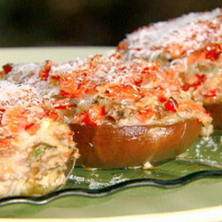 Mom's Stuffed Eggplant