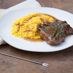 Risotto Milanese with OssoBucco