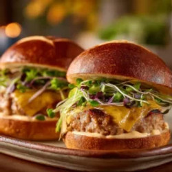 Harvest Apple Cider Pork Burger Sliders