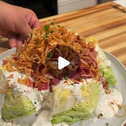 Wedge Salad With Blue Cheese Dressing
