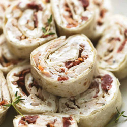 Chicken Bacon Ranch Pinwheels