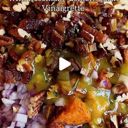 Kale, Sweet Potato &amp; Cauliflower Salad With Rosemary-lemon-garlic Vinaigrette