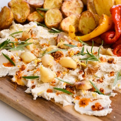 Whole30 Roasted Garlic "butter Board"
