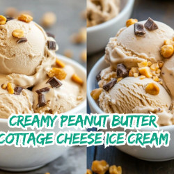 Creamy Peanut Butter Cottage Cheese Ice Cream