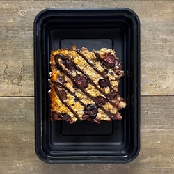 Dark Chocolate Cherry Baked Oatmeal