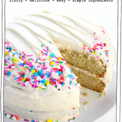 Vegan Vanilla Cake