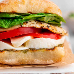 Grilled Chicken Caprese Sandwich