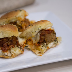 Italian Meatball Slider Bake