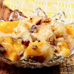 Easy Peach Cobbler With Canned Peaches