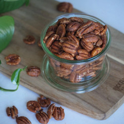 Smoky Maple Chili Pecans