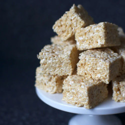 Salted Brown Butter Crispy Treats