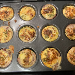 Egg and sausage bites