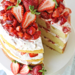 Strawberry Shortcake Cake