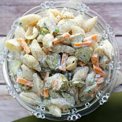 Dill Pickle Pasta Salad