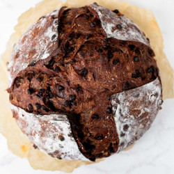 Easy Double Chocolate Sourdough Bread