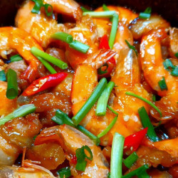 Thịt &amp; Tép Rim - Caramelized Pork Belly With Baby Shrimp