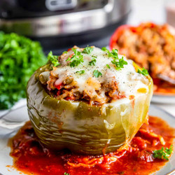 Crockpot Stuffed Peppers Recipe