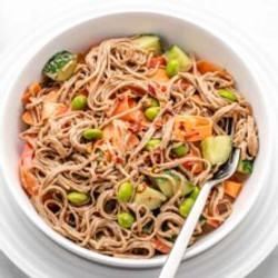 Creamy Tahini Soba Noodles