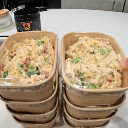High Protein Chicken Pasta Meal Prep