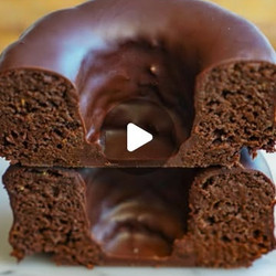 Sweet Potato Chocolate Donuts