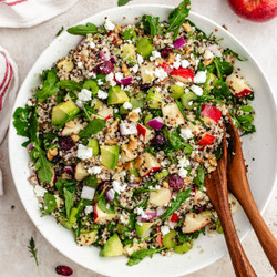 Apple Cranberry Quinoa Salad