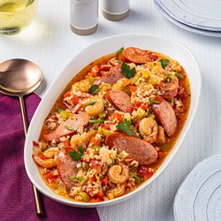 Instant Pot Cauliflower Rice Jambalaya
