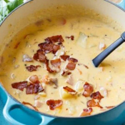 Cheesy Ham And Potato Chowder