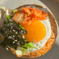 One Pot Kimchi Fried Rice With Spam