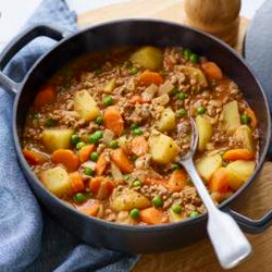 Budget Turkey, Pea And Potato Curry