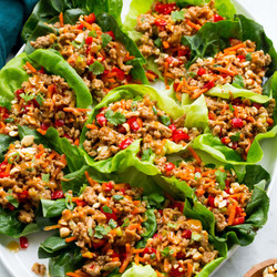 Thai Chicken Lettuce Wraps