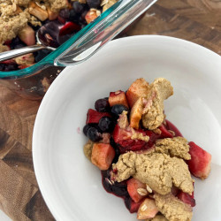 Apple Blueberry Crumble