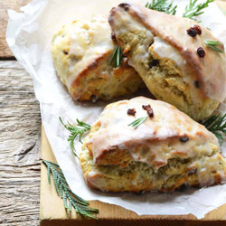 Christmas Morning Scones (vanilla Bean, Nutmeg, And Rosemary-scented Scones)