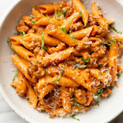 Penne Alla Vodka With Sausage