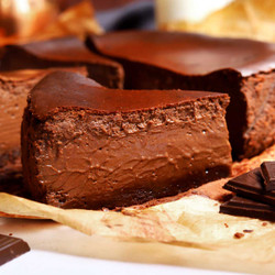 Brownie Chocolate Basque Cheesecake