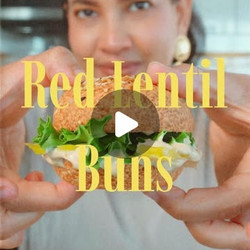 High Protein Red Lentil Buns