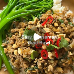 Massaman Beef Bowl