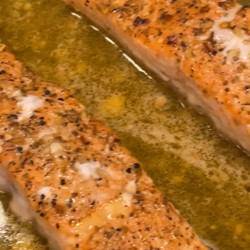 Lemon- Butter Baked Salmon